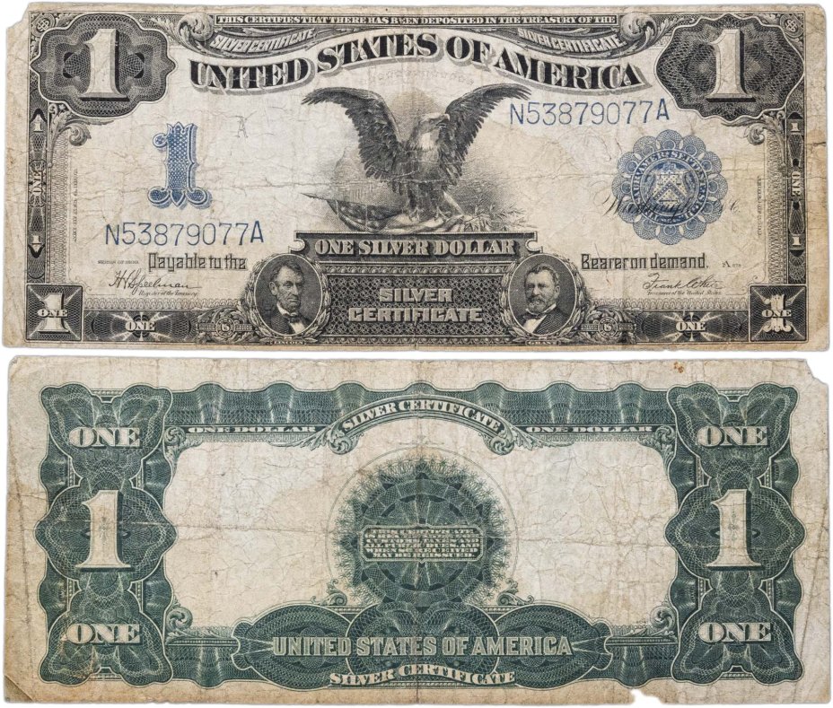 США 1 доллар 1899 series 1899 (Pick 338c) Silver Certificate, Speelman-White