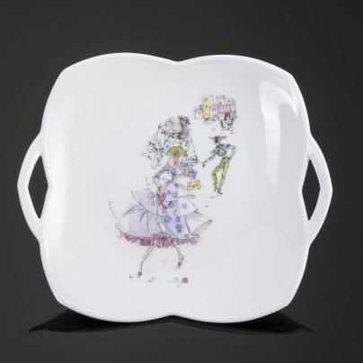 Блюдо сервировочное для закусок "Кокетка", Alka-Kunst Alboth & Kaiser Bavaria