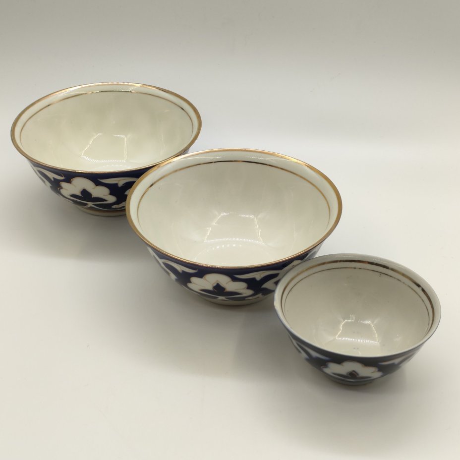 Набор из 3-х пиал разных размеров "Пахта"