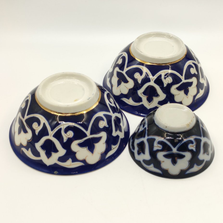 Набор из 3-х пиал разных размеров "Пахта"