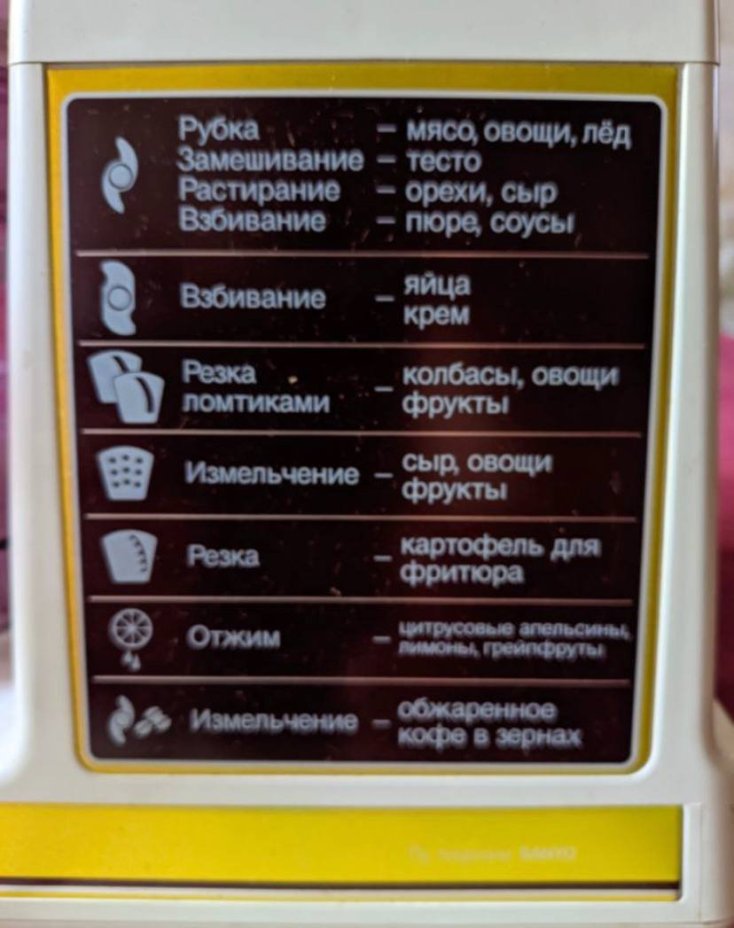 Кухонный комбайн