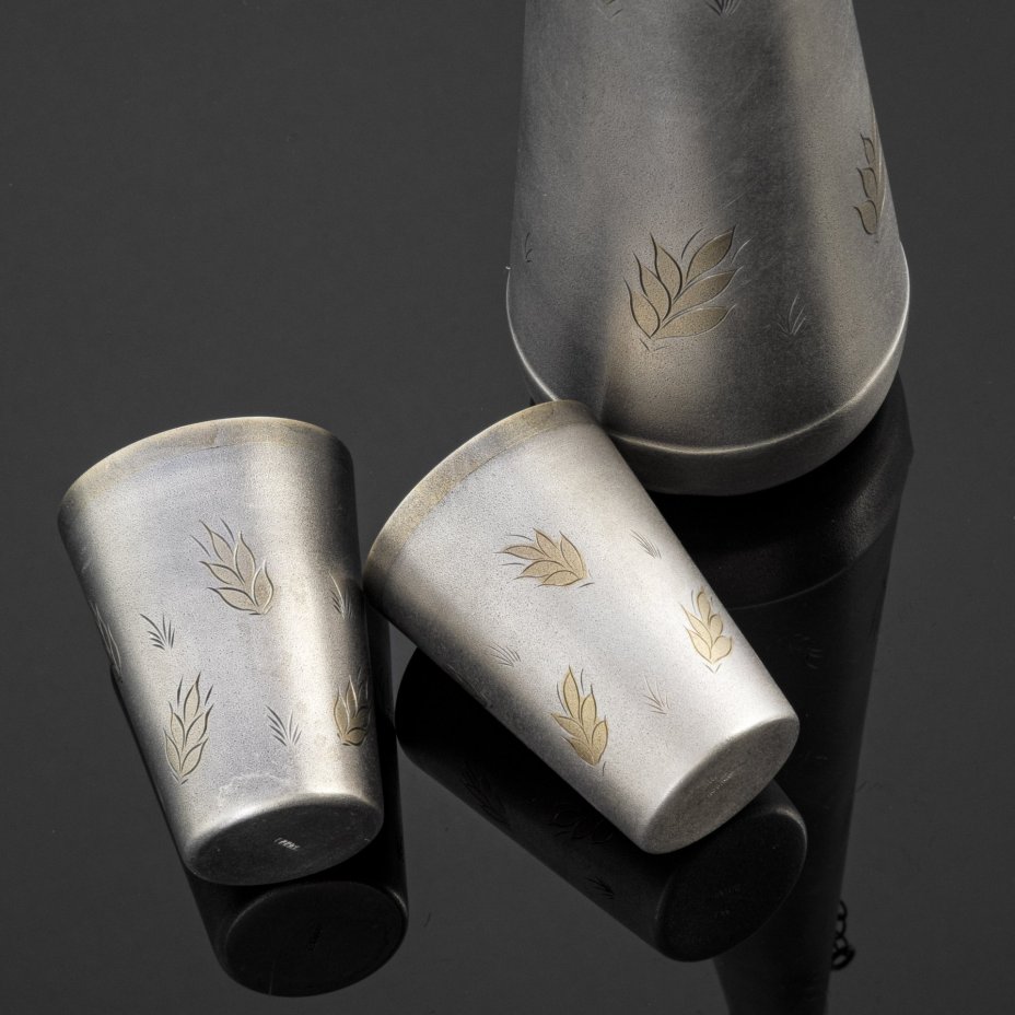 Набор для крепких напитков на 2 персоны, Мстерский завод художественных изделий «Ювелир»