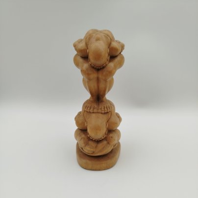 Статуэтка "Акробаты", дерево, резьба, Азия, 1970-2000 гг.