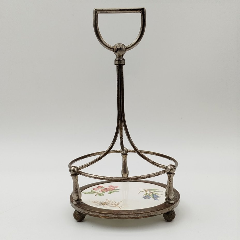 Подставка (основание для круэта) с цветочным декором