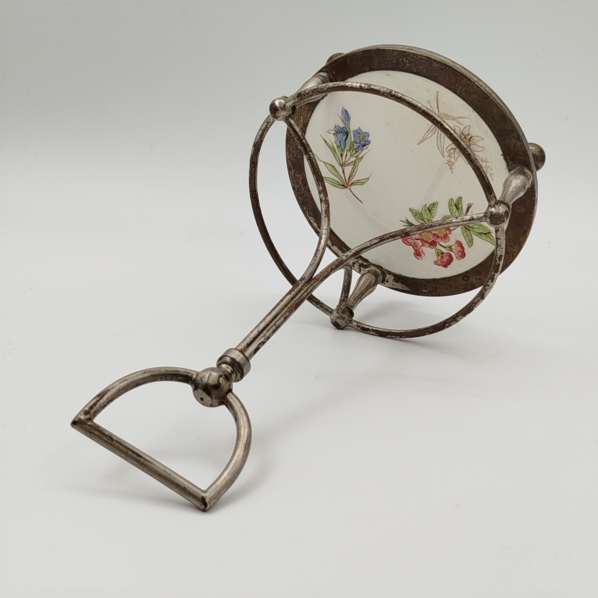 Подставка (основание для круэта) с цветочным декором