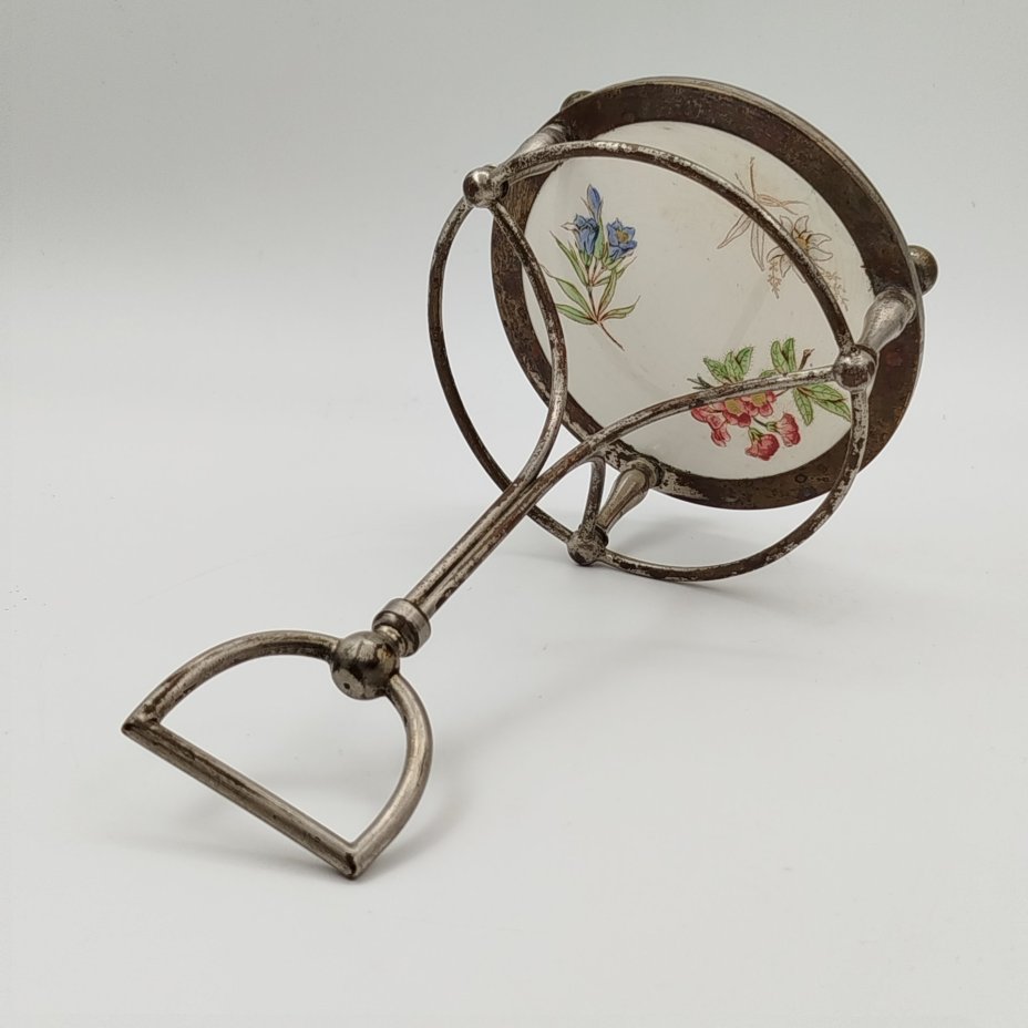 Подставка (основание для круэта) с цветочным декором