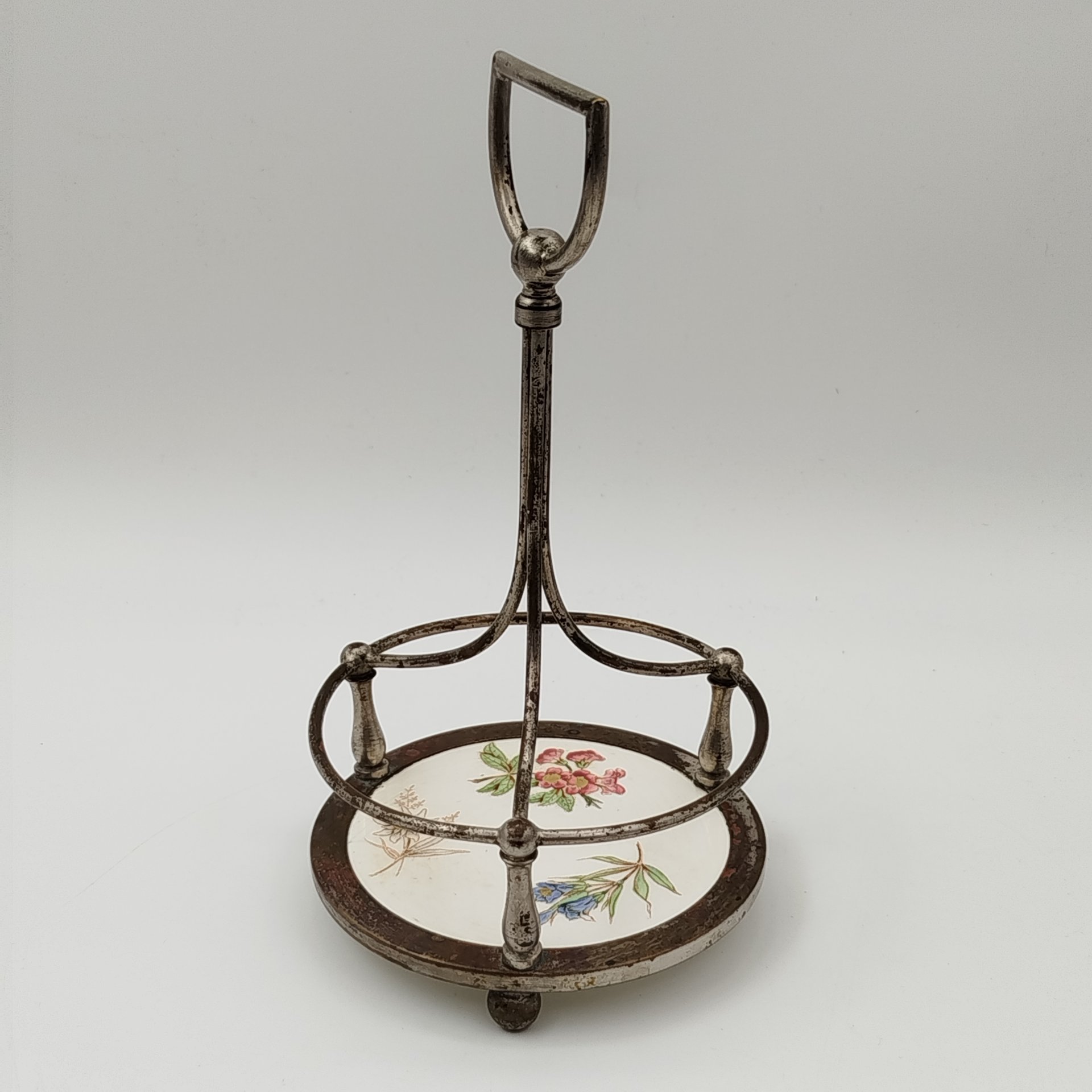 Подставка (основание для круэта) с цветочным декором