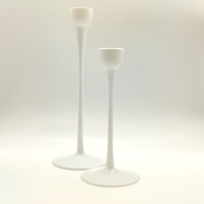 Пара подсвечников лаконичной формы "Blomster", Ikea, стекло, крашение, Китай, 2000-2020 гг.