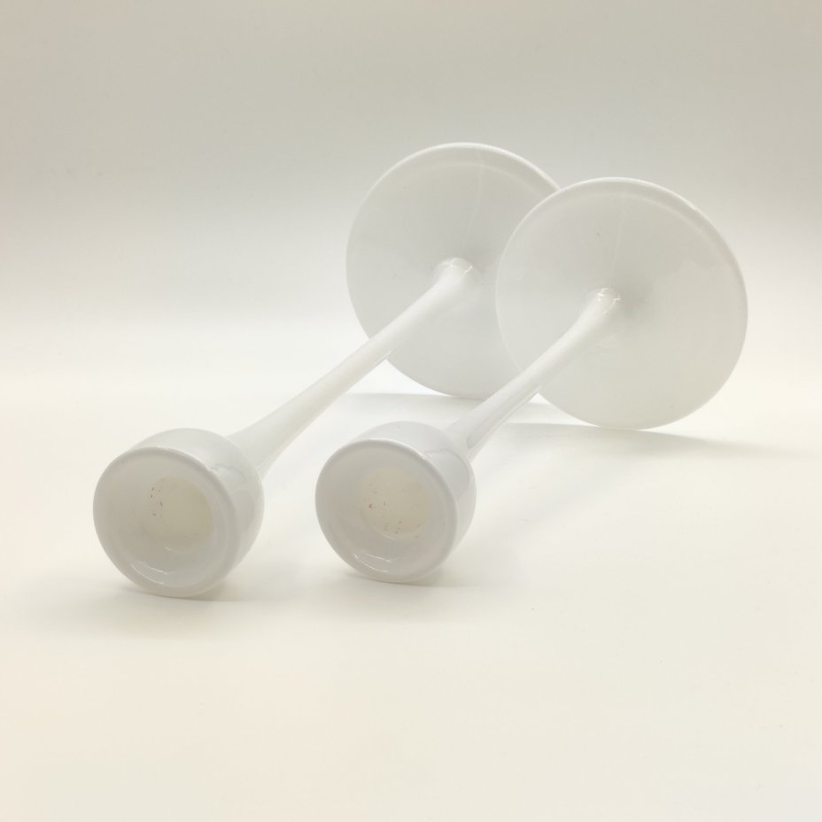 Пара подсвечников лаконичной формы "Blomster", Ikea, стекло, крашение, Китай, 2000-2020 гг.