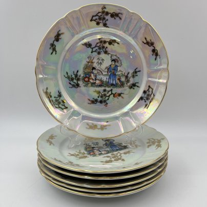 Набор десертных тарелок "Гейша" на 6 персон