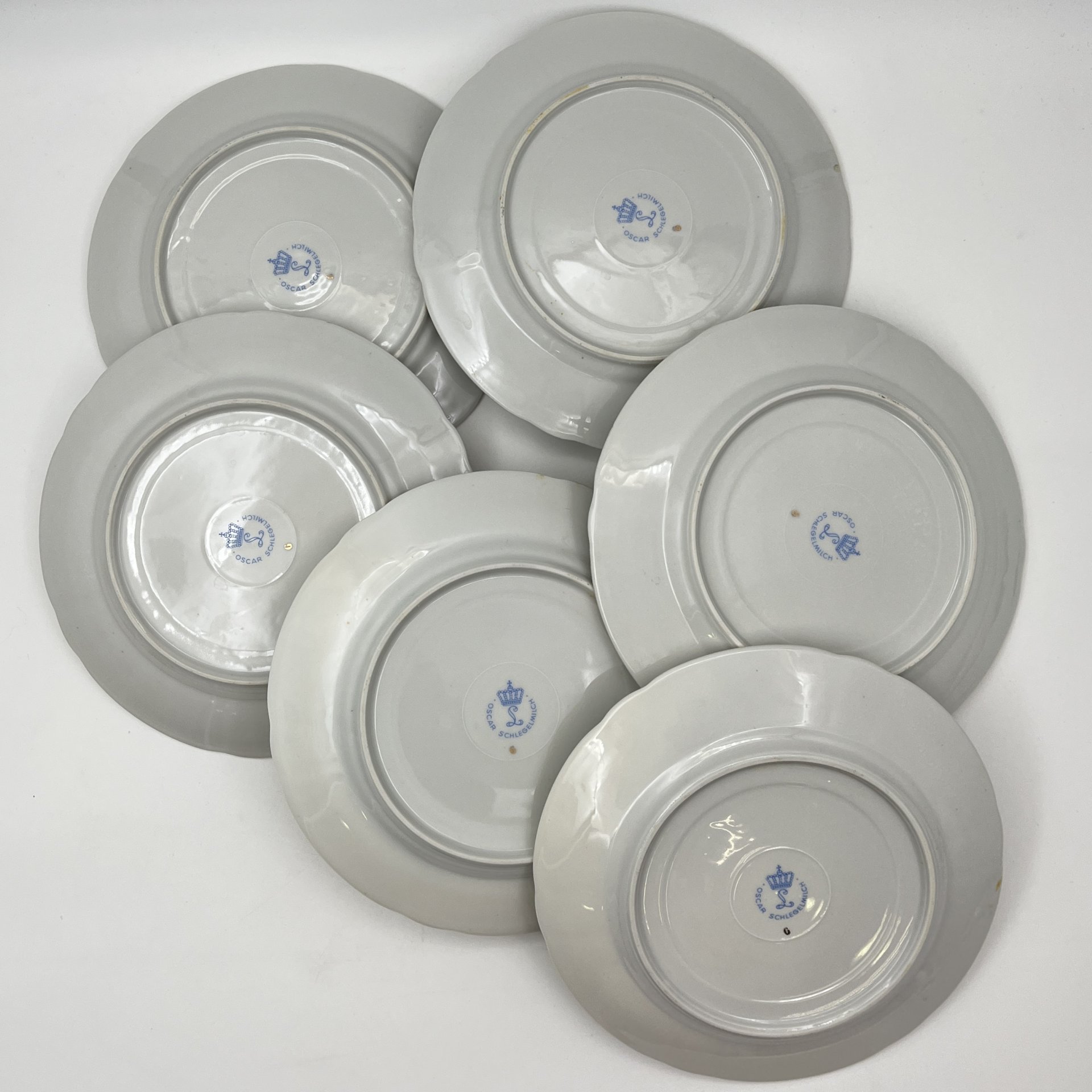 Набор десертных тарелок "Гейша" на 6 персон