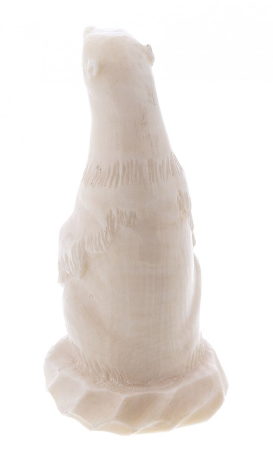 Статуэтка "Медведь", кость, резьба, СССР, 1970-1990 гг.