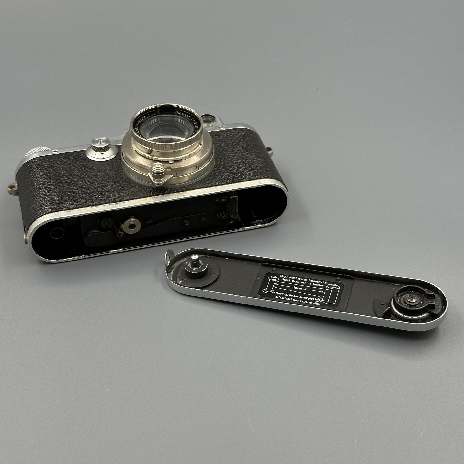 Фотоаппарат "Ernst Leiter Wetzlar" с объективом "Ernst Leitz Wetzlar f=5cm 1:2", в кофре, Leica Camera AG