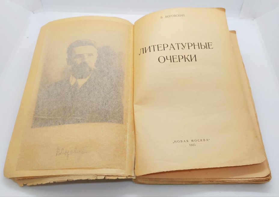 Воровский В. «Литературные очерки», бумага, печать, Издательство «Новая Москва», СССР, 1923 г., Издательство «Новая Москва»