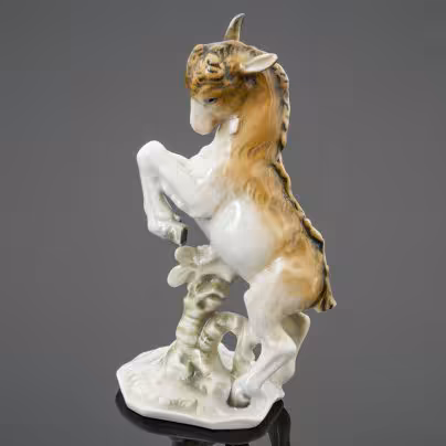 Статуэтка "Козлик", фарфор, роспись, Karl Ens (Карл Энс), Германия, 1919-1945 гг., Karl Ens (Карл Энс)