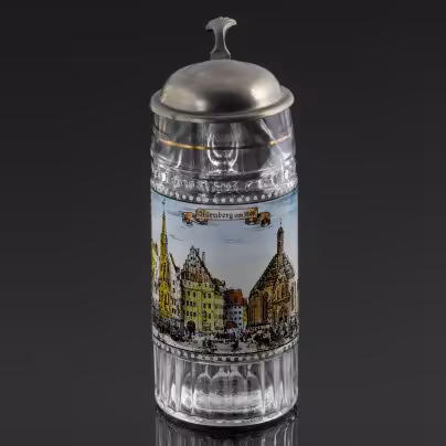 Пивная кружка "Nurnberg" с крышкой