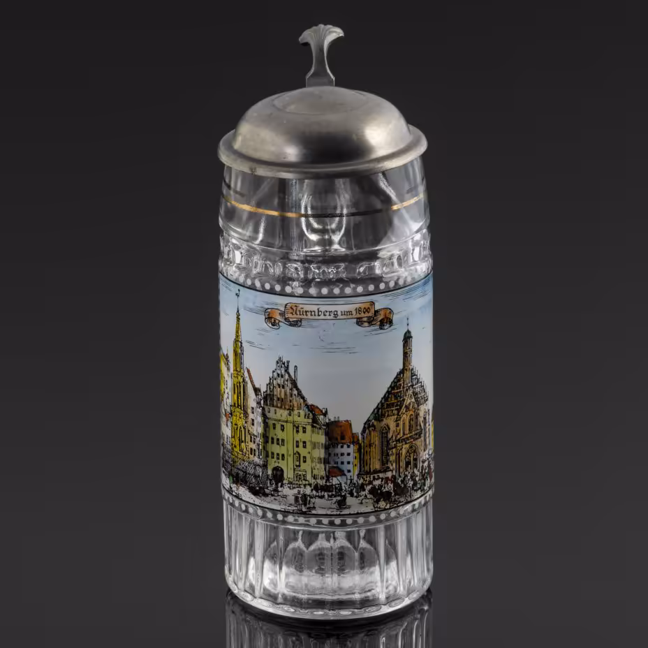 Пивная кружка "Nurnberg" с крышкой