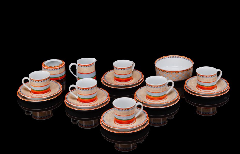 Чайный набор на 6 персон (21 предмет) из серии Switch, Villeroy & Boch