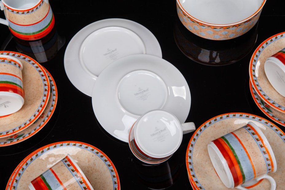 Чайный набор на 6 персон (21 предмет) из серии Switch, Villeroy & Boch