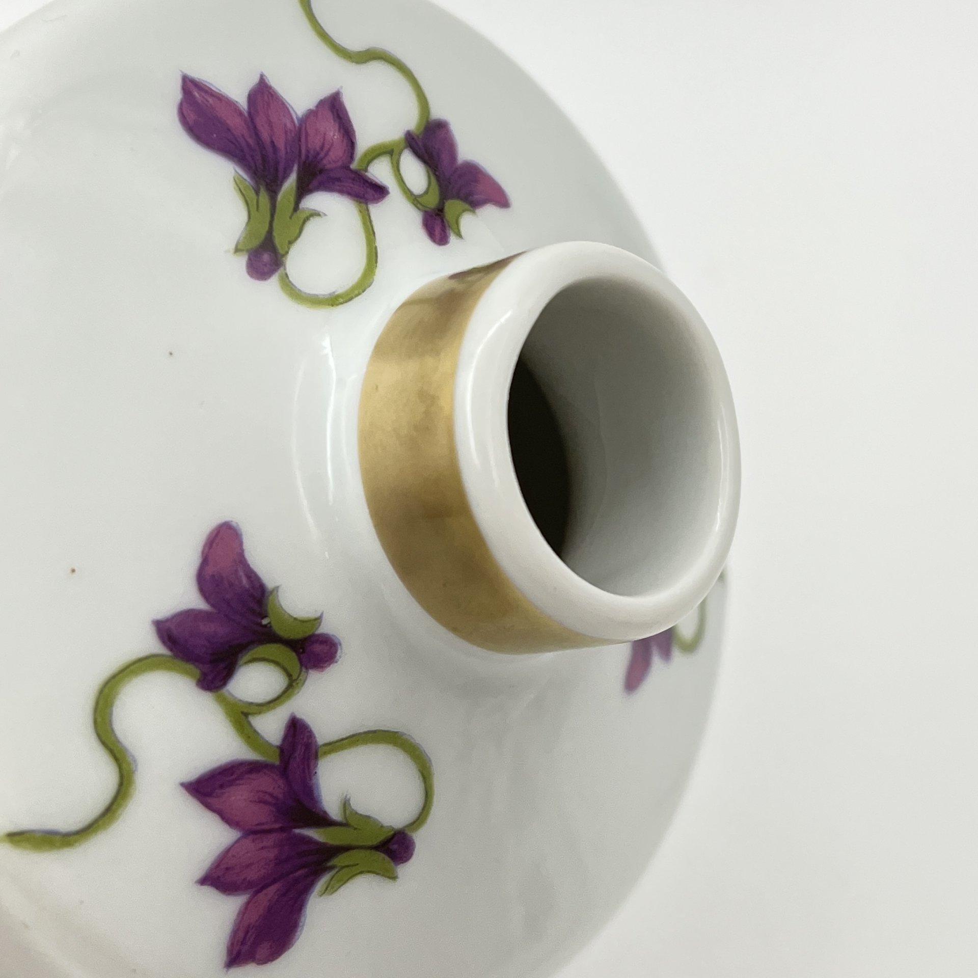 Дамский набор (Флакон, шкатулка, карандашница), украшенный цветочным декором, Herramidz