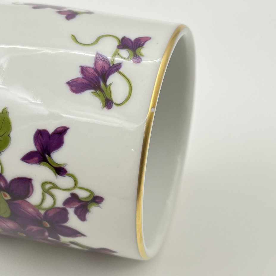 Дамский набор (Флакон, шкатулка, карандашница), украшенный цветочным декором, Herramidz