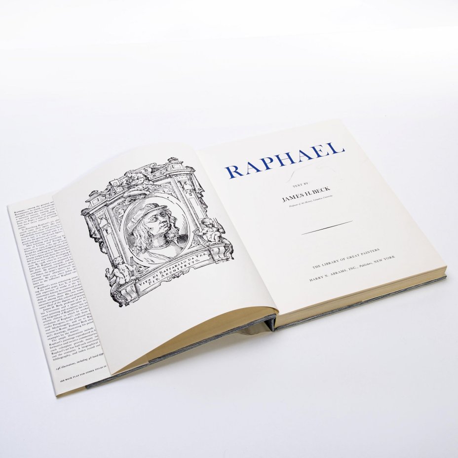 Альбом  Джеймс Х. Бек "Raphael", на англ. языке ,бумага, печать, суперобложка, издательство "Аbrams" Нью Йорк, СШA, 1976 г.