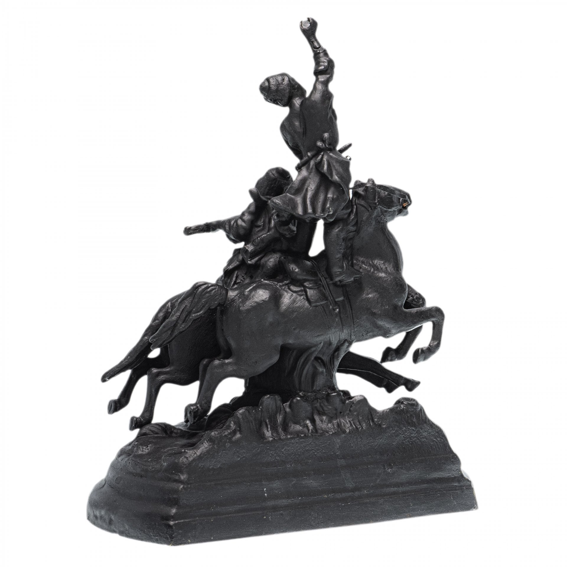 Статуэтка "Джигитовка лезгин", Каслинский завод, СССР, 1979 г.