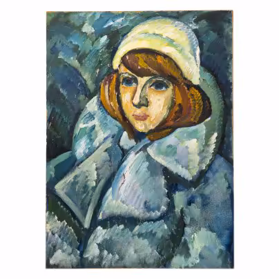 Картина "Женский портрет", художник Юфа М.Ш. (1939-2012 гг.)