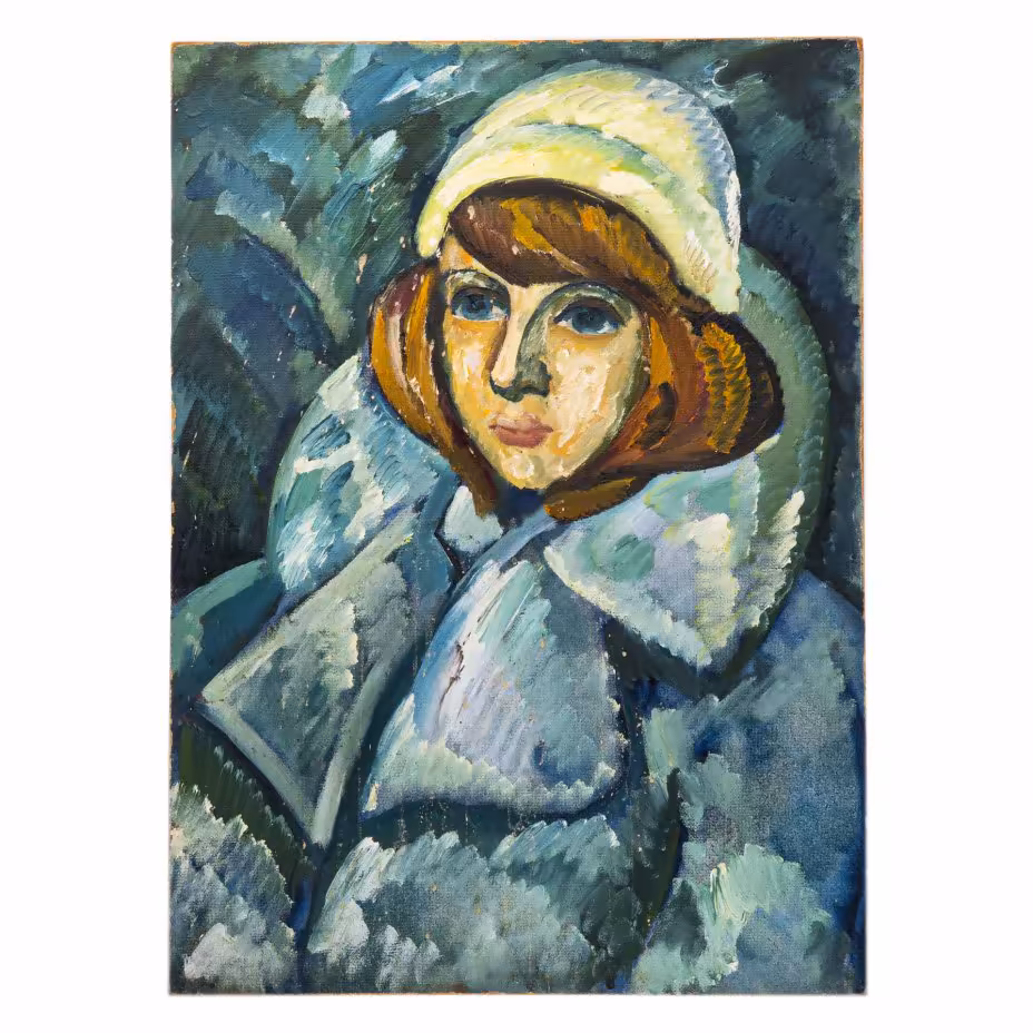 Картина "Женский портрет", художник Юфа М.Ш. (1939-2012 гг.)