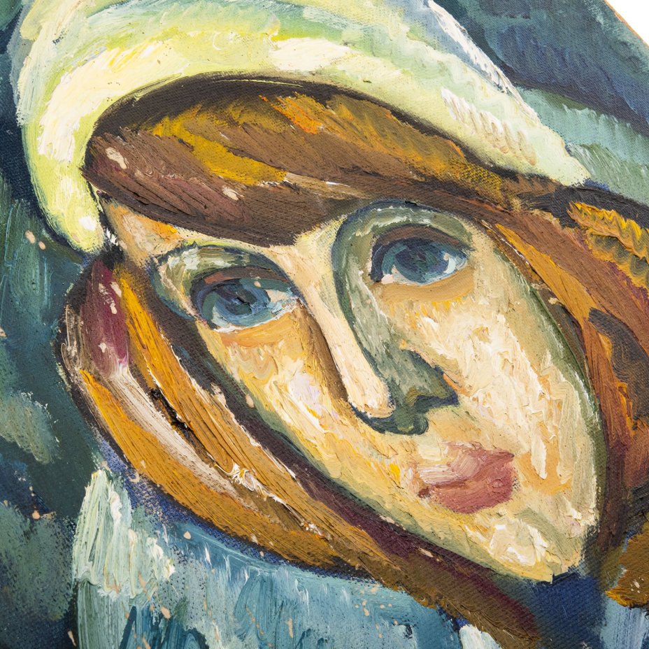 Картина "Женский портрет", художник Юфа М.Ш. (1939-2012 гг.)