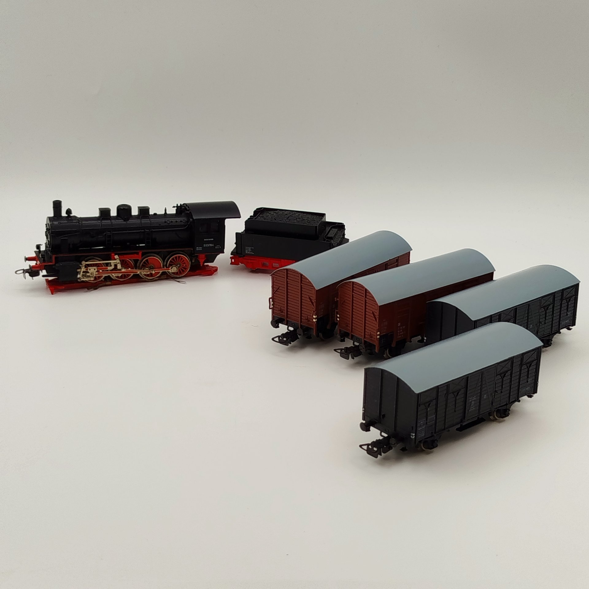 Модель железной дороги "Piko Expert", в оригинальной коробке, пластик, металл, картон, Piko, ГДР, 1970-1990 гг.