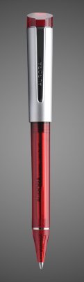Шариковая ручка Aurora Kappa Red satin chrome CT, в подарочной коробке, Лаки и смолы: смола, хром