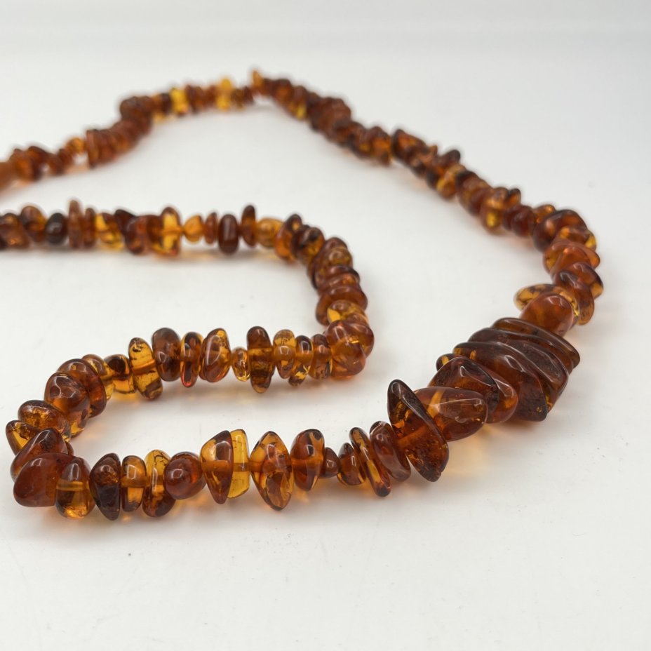 Бусы винтажные с бусинами различных форм