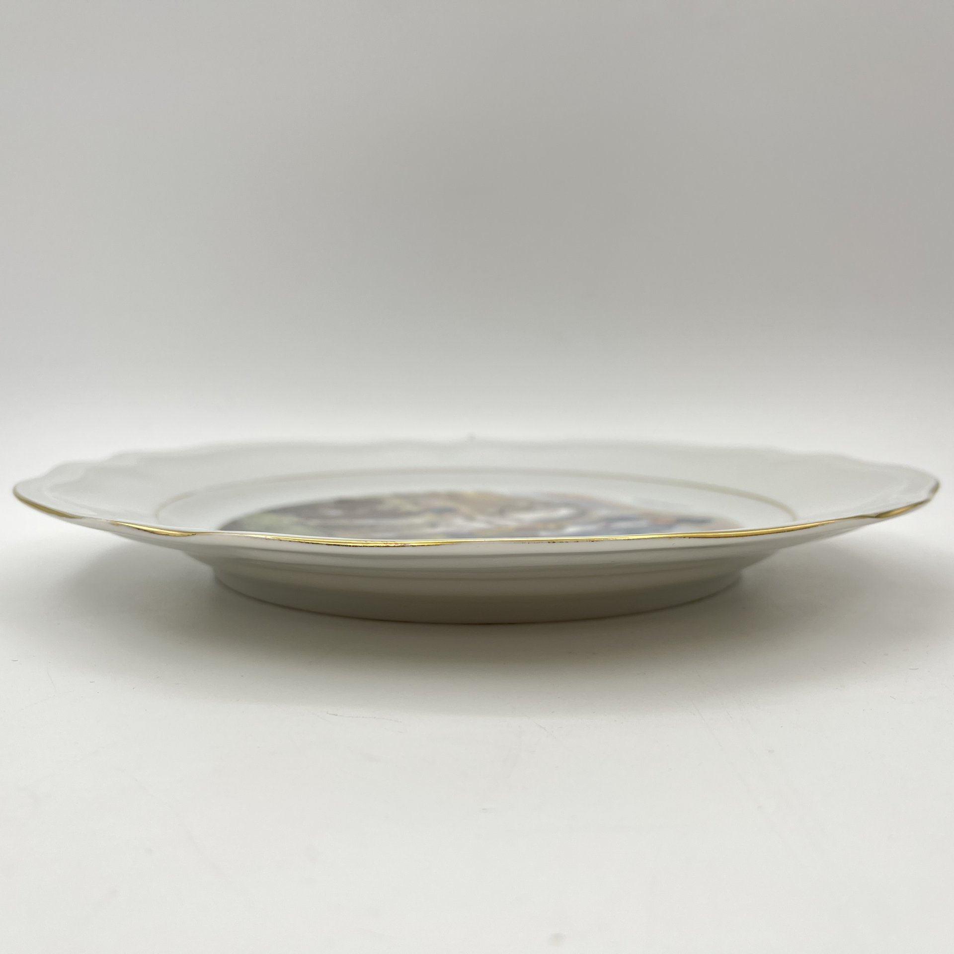 Тарелка декоративная, украшенная изображением Наполеона Бонопарта, фарфор, деколь, золочение, Schirnding Bavaria, Германия, 1974-1989 гг.