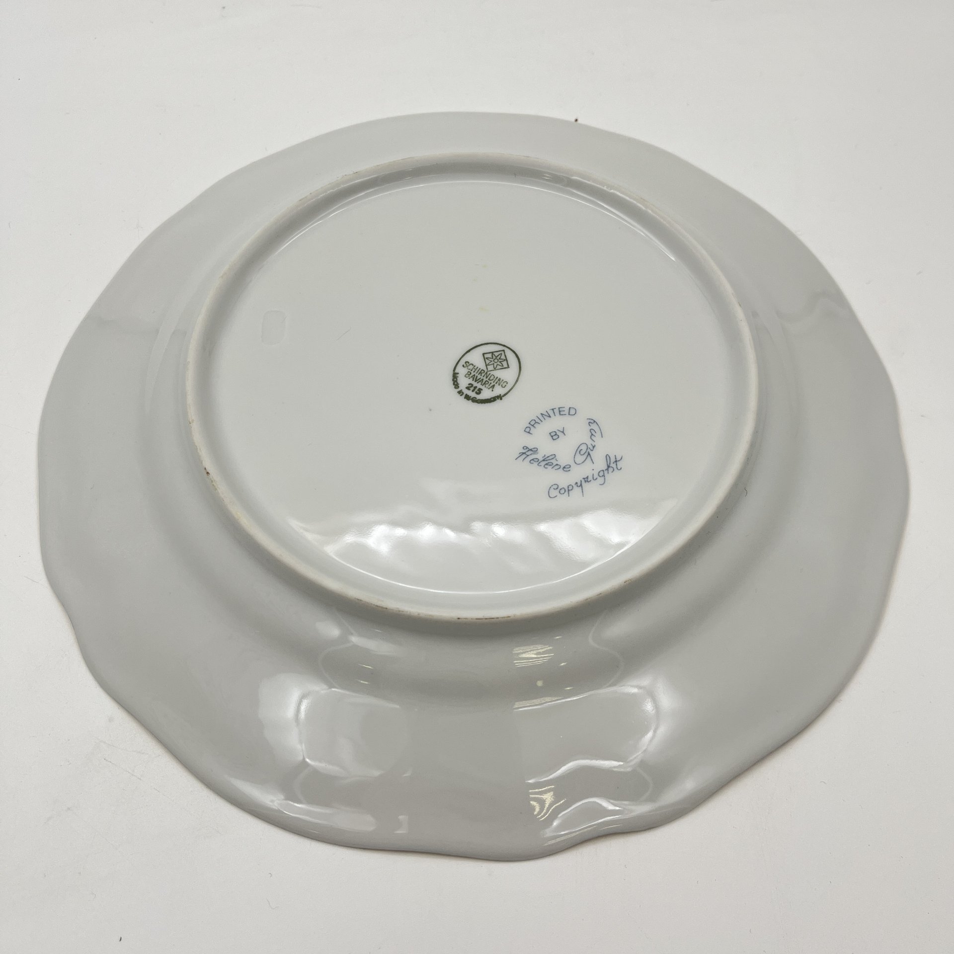 Тарелка декоративная, украшенная изображением Наполеона Бонопарта, фарфор, деколь, золочение, Schirnding Bavaria, Германия, 1974-1989 гг.