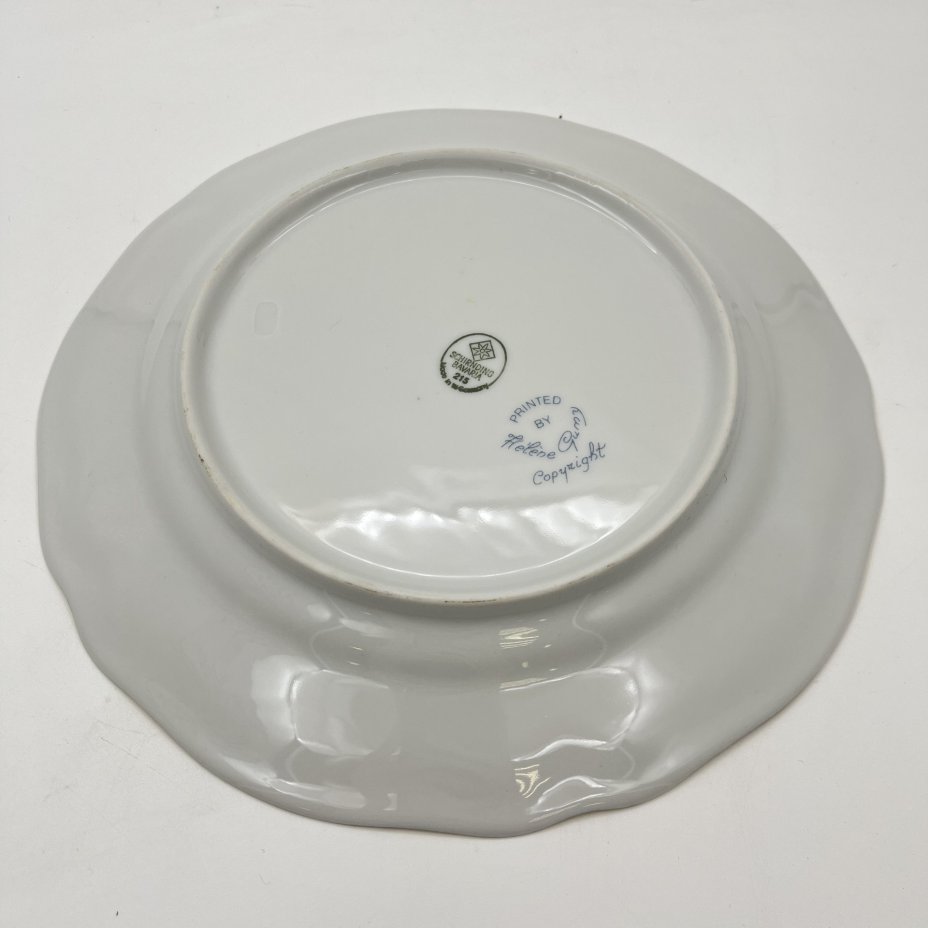 Тарелка декоративная, украшенная изображением Наполеона Бонопарта, фарфор, деколь, золочение, Schirnding Bavaria, Германия, 1974-1989 гг.