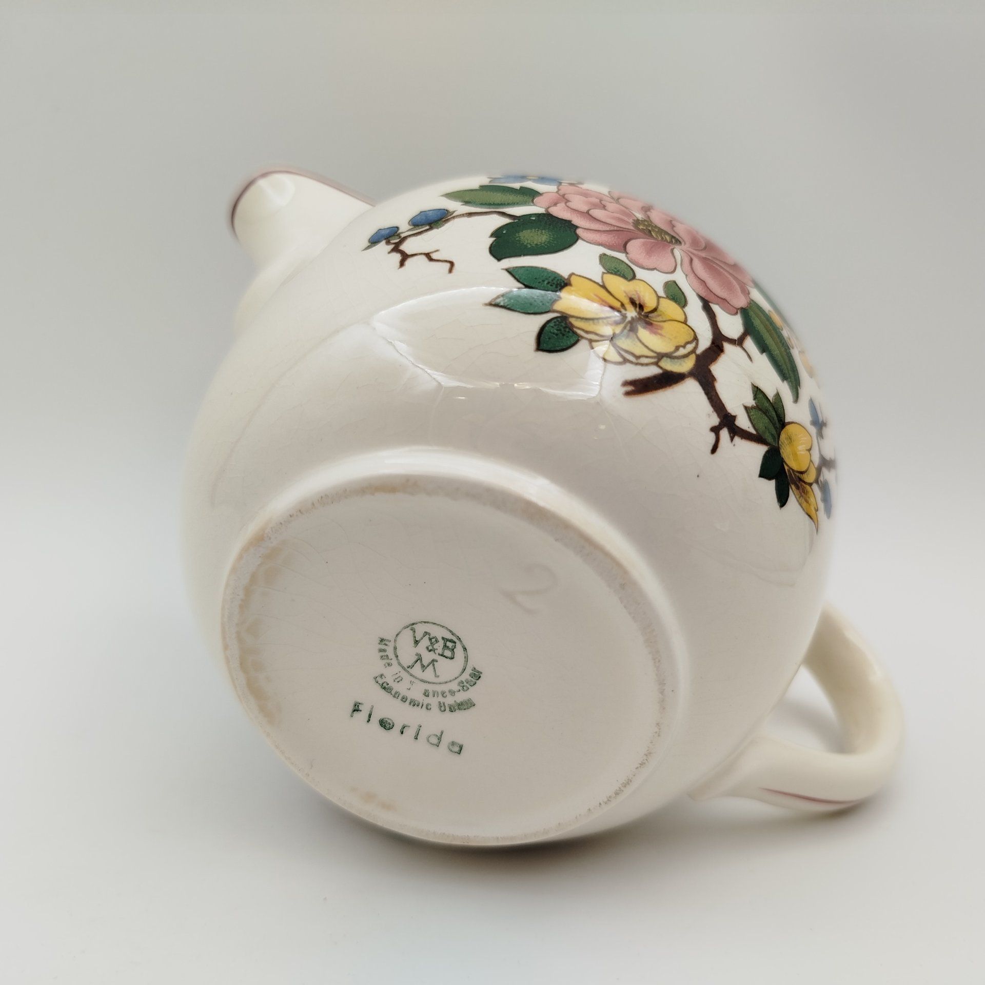 Молочник (сливочник) с цветочным декором из коллекции "Florida", Villeroy & Boch