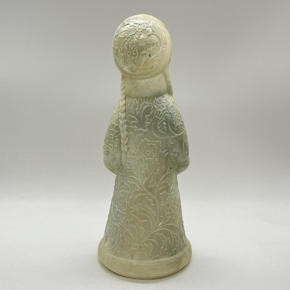 Фигура под ёлку "Снегурочка", пластик, СССР, 1970-1990 гг.