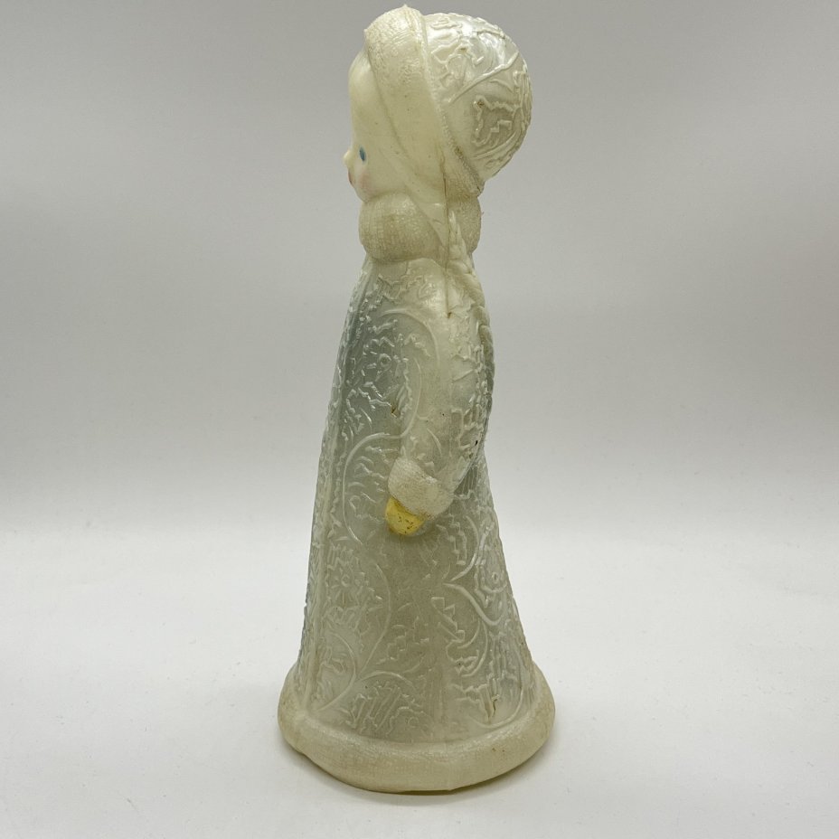 Фигура под ёлку "Снегурочка", пластик, СССР, 1970-1990 гг.
