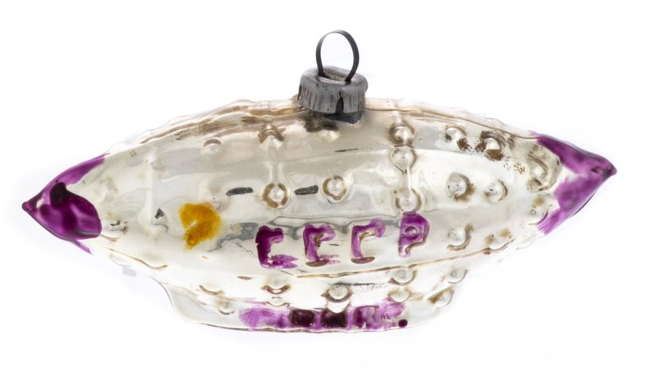 Набор из 26 елочных игрушек и бус, стекло, СССР, 1950-1990 гг.