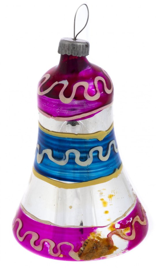 Набор из 26 елочных игрушек и бус, стекло, СССР, 1950-1990 гг.