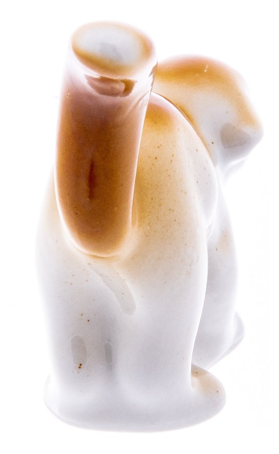 Статуэтка "Кошка", фарфор, Полонский фарфоровый завод, СССР, 1973-1991 гг., Полонский фарфоровый завод