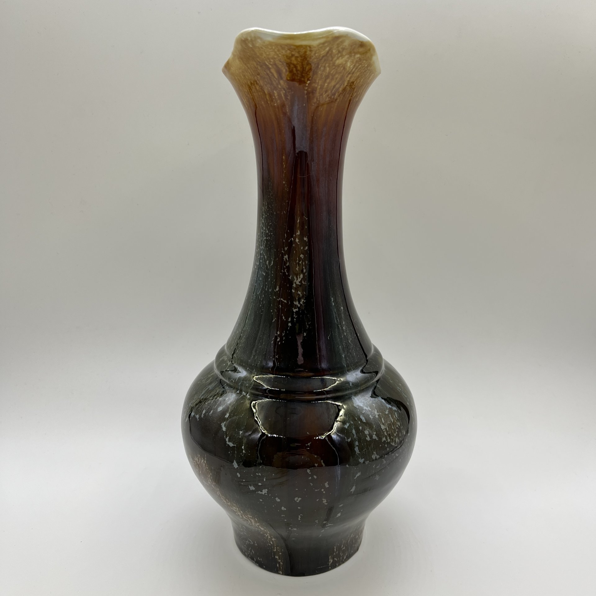 Кувшин, керамика, цветные поливы, СССР, 1970-1990 гг.