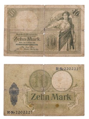 Германия 10 марок 1906