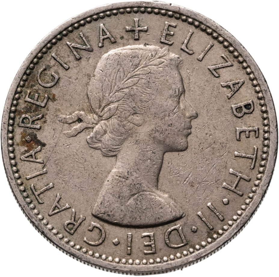 Великобритания 2 шиллинга (флорин, shillings) 1965