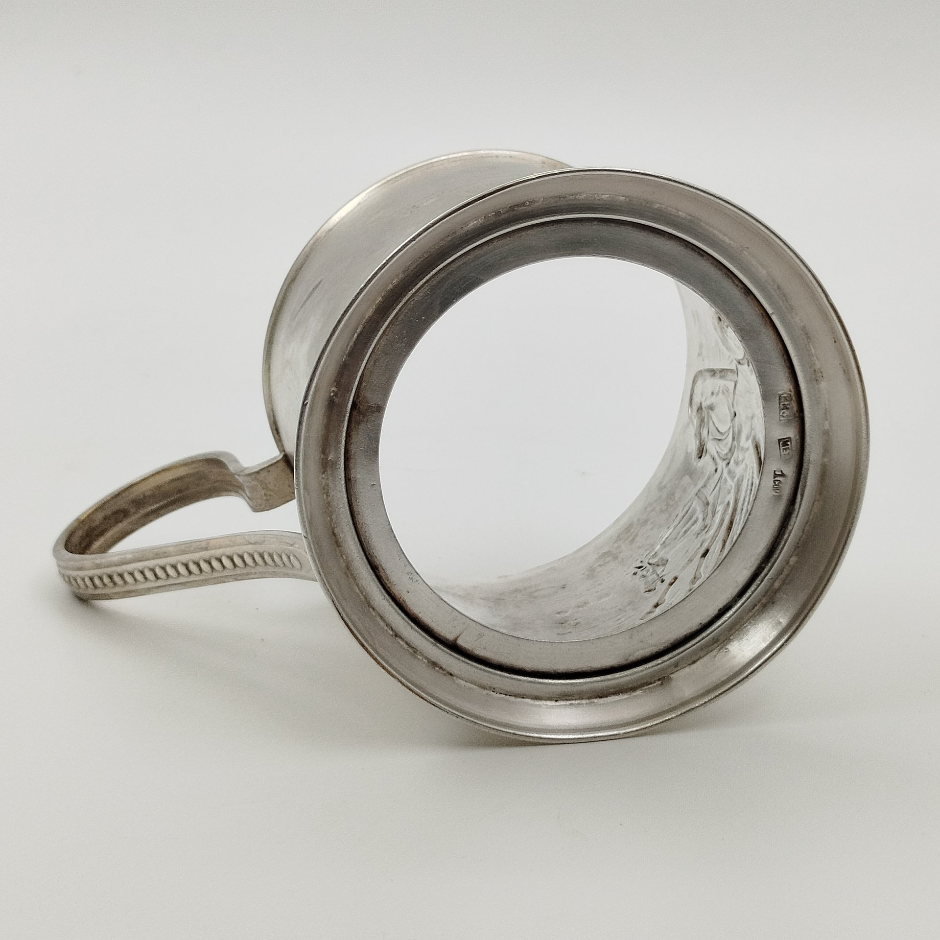 Подстаканник «Зимняя тройка», мельхиор (медь-никель), Мстерский завод художественных изделий «Ювелир», 1960-1990 гг.