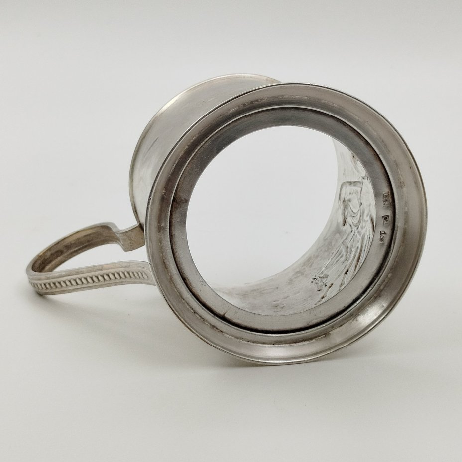 Подстаканник «Зимняя тройка», мельхиор (медь-никель), Мстерский завод художественных изделий «Ювелир», 1960-1990 гг.