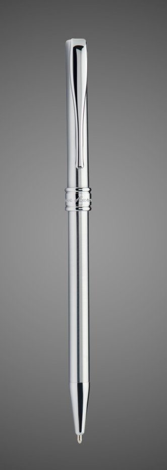 Шариковая ручка Aurora Magellano satin chrome CT, в подарочной коробке, Металлы: сталь, хром