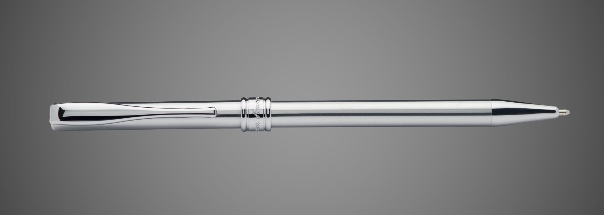 Шариковая ручка Aurora Magellano satin chrome CT, в подарочной коробке, Металлы: сталь, хром