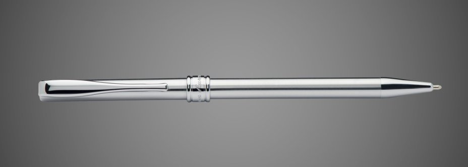 Шариковая ручка Aurora Magellano satin chrome CT, в подарочной коробке, Металлы: сталь, хром
